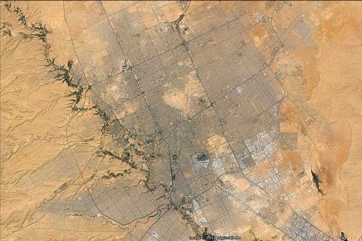 Aerofotogrametria de Riad [Google]