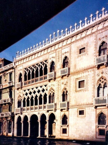 Ca d'Oro vista do Canal Grande, Veneza<br />Foto Renato Anelli 