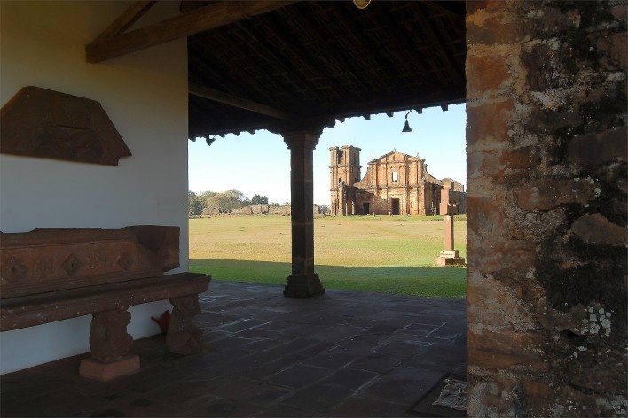 Museu das Missões, São Miguel das Missões. Arquiteto Lúcio Costa<br />Foto André Marques e Silvia Raquel Chiarelli 