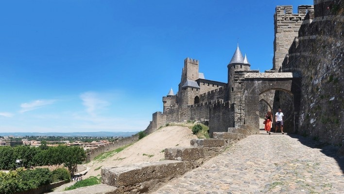 Carcassonne, França<br />Foto Victor Hugo Mori 