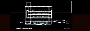 Corte tranversal <br />Imagem dos autores do projeto 