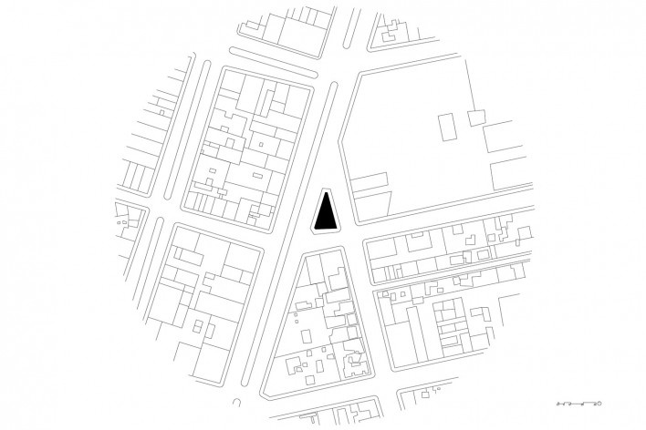 Subsolanus, implantação, Cidade do México, 2015-2016. Arquitetos Anna Juni, Enk te Winkel e Gustavo Delonero (Vão Arquitetura) + Marina Canhadas<br />Imagem divulgação 
