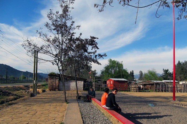 Plaza Polonia. Escuela de Arquitectura de Talla. Alumno Raúl Hayden Farías. Chile, 2011<br />divulgación 