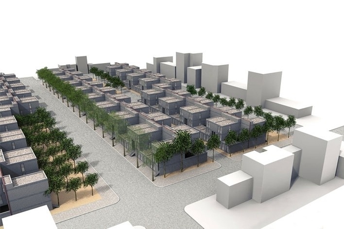 Perspectiva do conjunto<br />Imagem dos autores do projeto 