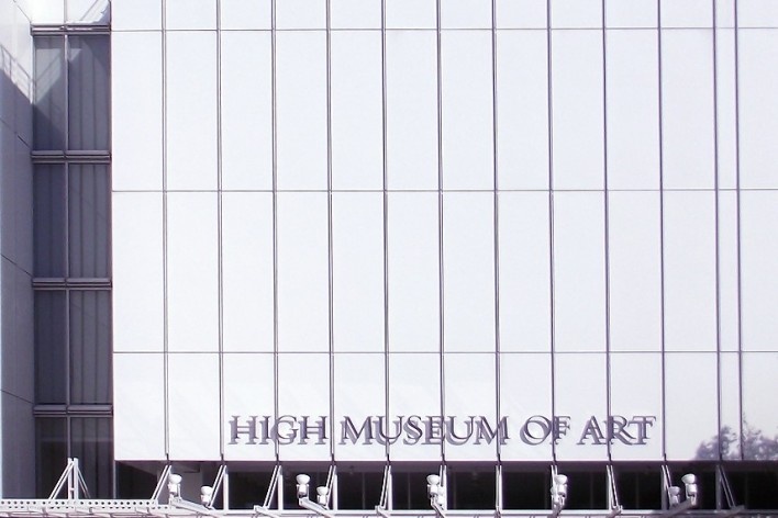 High Museum, a nova entrada na ampliação de Renzo Piano (detalhe)<br />Foto Ricardo Rocha 