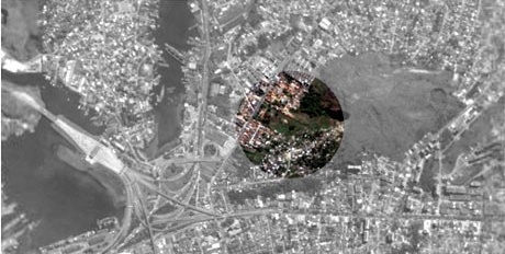 Ubiquação do terreno<br />Imagem dos autores do projeto 