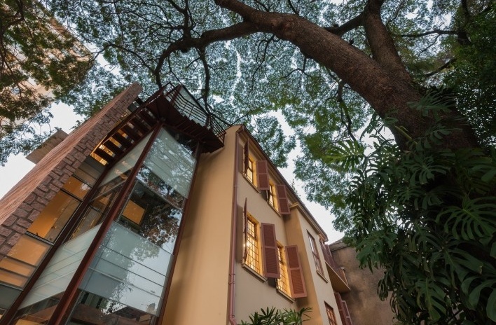 Casa Lutzenberger, vista externa. Reforma  Kiefer arquitetos