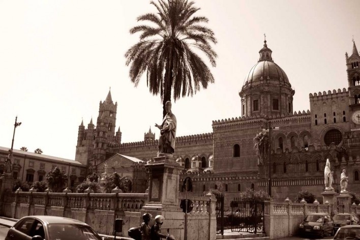 Catedral de Palermo. Palermo, Itália. Agosto/2010<br />Foto Francisco Alves 
