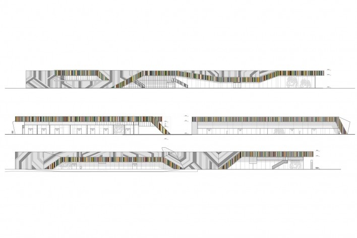 elevation<br />Diseño de los autores del proyecto  [WMA - Willy Müller Architects]