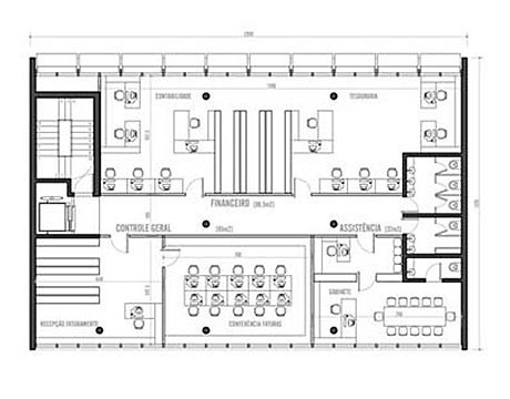 Planta 3º pavimento<br />Imagem do autor do projeto 