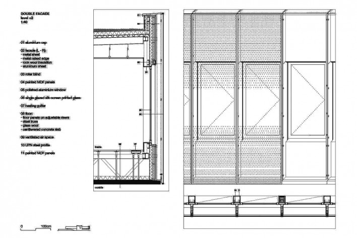 Câmara de Comércio e Artesanato de Hauts-de-France, detalhe, Lille, França, 2019. Escritórios Kaan Architecten e Pranlas-Descours Architect & Associates<br />Imagem divulgação  [Kaan Architecten / Pranlas-Descours Architect & Associates]