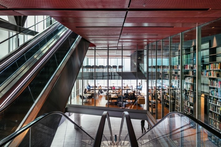 Sede do Instituto Moreira Salles, Arquitetos Vinicius Andrade e Marcelo Morettin, São Paulo<br />Foto Nelson Kon 