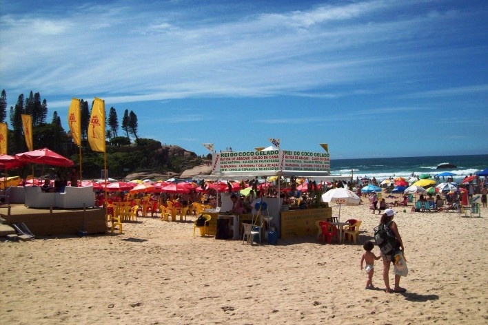 Praia da Joaquina, Florianópolis, Janeiro de 2011<br />Foto Adson Cristiano Bozzi Ramatis Lima 