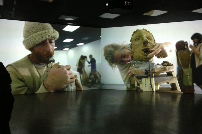 The Workshop, de Gilad Ratman, Pavilhão de Israel, Giardini<br />Foto Helena Guerra 