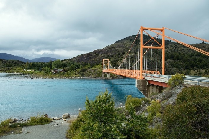 De Puerto Rio Tranquillo até bifurcação Cochrane, Chile Chico<br />Foto Diana Souza 