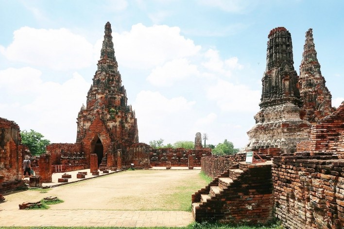 Templo de Wat Chai Watthanaram, Birmânia<br />Foto Victor Hugo Mori 