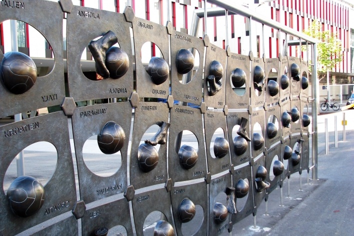Monumento em memória da Copa de 2006
<br />Foto Roberto Rüsche 