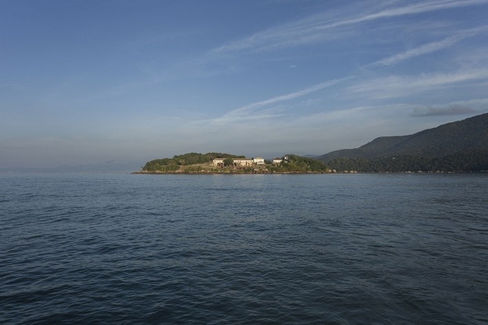 Fortaleza de Santa Cruz do Anhatomirim, Ilha de Anhatomirim, Governador Celso Ramos<br />Foto Ronaldo Azambuja 