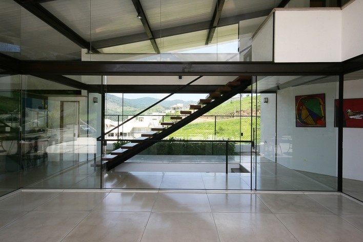 Residência Atibaia, Atibaia SP, 2008. Arquiteto Bernardo Telles<br />Foto Bebete Viégas 