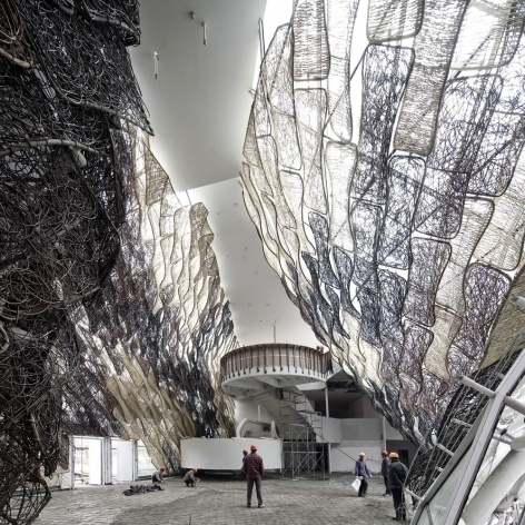 Spanish Pavilion for Shanghai World Expo 2010<br />Photo Shen Zhonghai / KDE  [Miralles-Tagliabue EMBT]