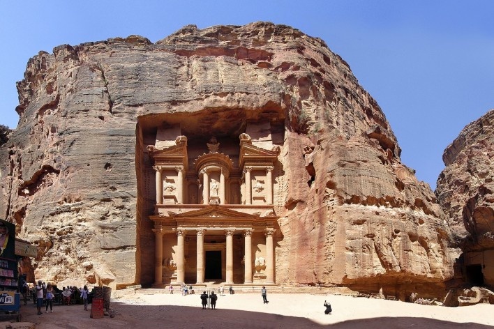Alexandrina Mori em Petra, Jordânia, 2015<br />Foto Victor Hugo Mori 