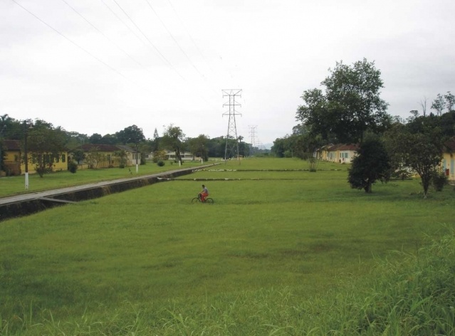 Bertioga, vista da Vila de Itatinga a partir da capela<br />Foto Denise Fernandes Geribello, mar. 2003 