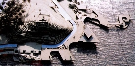 Maquete da Proposta - Morro do Cristo<br />Imagem do autor do projeto 