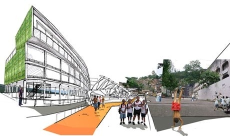 Pólo Educacional – perspectiva<br />Imagem do autor do projeto 