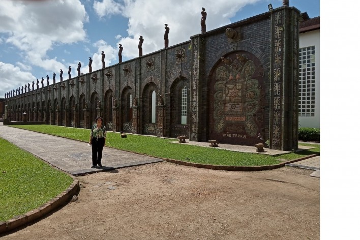 Oficina Brennand, muro cerâmico<br />Foto Ronaldo Marques de Carvalho, jul. 2022 