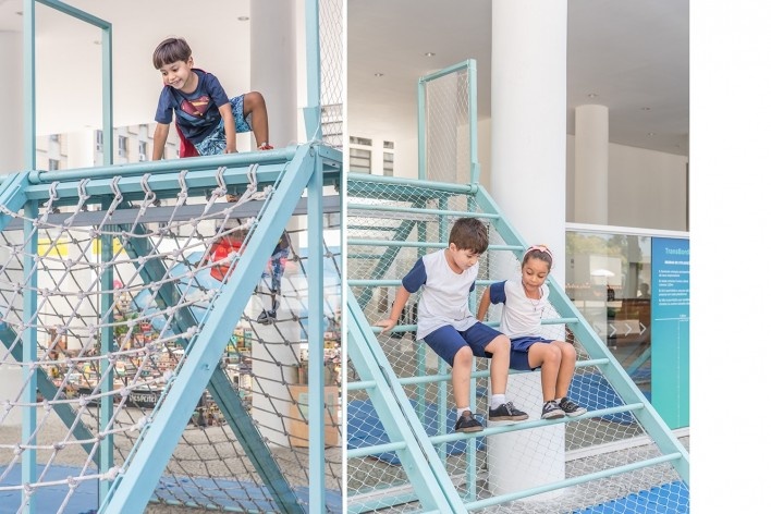 Transborda!, Museu de Arte do Rio, Praça Mauá, Rio de Janeiro RJ Brasil, 2018. Arquitetos Antonio Pedro Coutinho e Adriano Carneiro de Mendonça (autores) / Estúdio Chão<br />Foto Renato Mangolin 