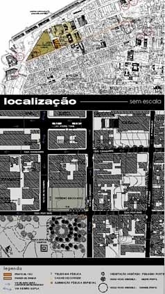 Planta de situação<br />Imagem da autora do projeto 