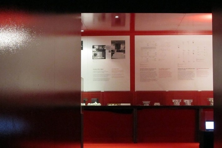 A exposição Alberti Digital, com modelos produzidos por técnicas de 3D-printing e Fusion Deposition Modeling <br />Foto Gabriela Celani 