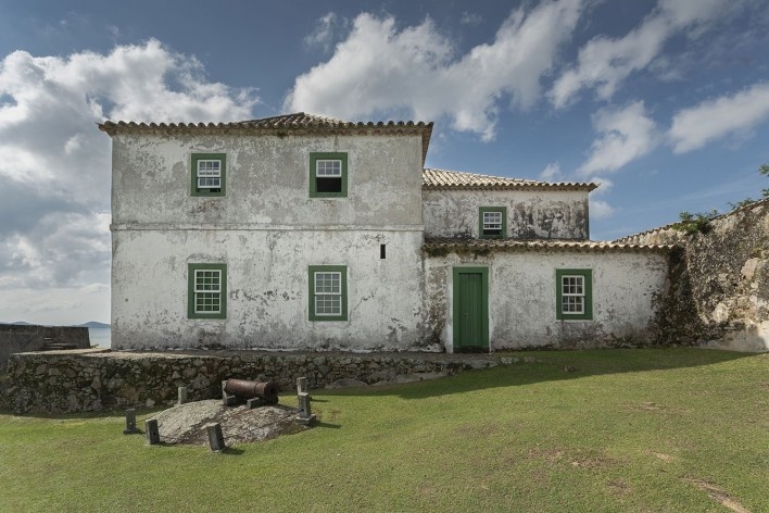 Fortaleza de Santa Cruz do Anhatomirim, Ilha de Anhatomirim, Governador Celso Ramos<br />Foto Ronaldo Azambuja 