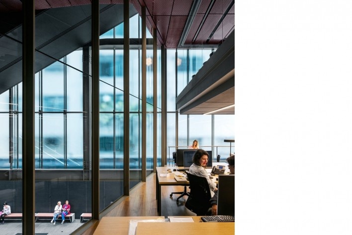 Sede do Instituto Moreira Salles, Arquitetos Vinicius Andrade e Marcelo Morettin, São Paulo<br />Foto Nelson Kon 