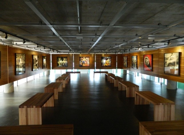 Arquiteto Ney Caldatto, Museu Pelé. Santos, 2014<br />Foto Ney Caldatto 
