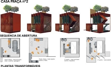 Casa Praça nº 2<br />Imagem dos autores do projeto 