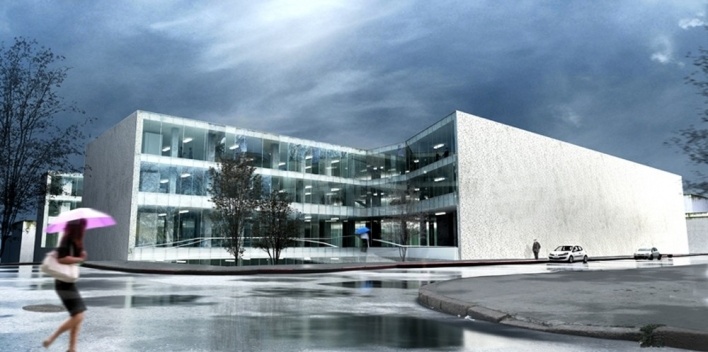 Vista externa<br />Imagem autores: Javier Navarro, Sergio Barreto, Andrés Gobba, Mauricio López, Matías Carba  [MAAM e MV/Arquitectos, 2008]