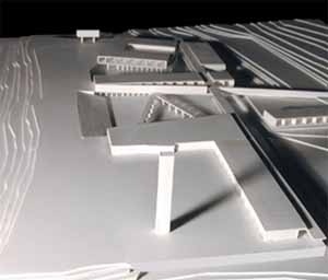 Espaços com os pilotis, praças e edifícios públicos sempre abertos, reforça-se o caráter essencialmente coletivo da proposta<br />Imagem dos autores do projeto 
