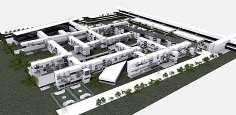 Praças de acesso av. Berrini<br />Imagem dos autores do projeto 