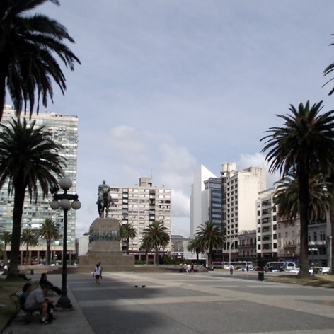 Montevidéu, vista do centro da cidade<br />Foto Atalie Rodrigues Alves 