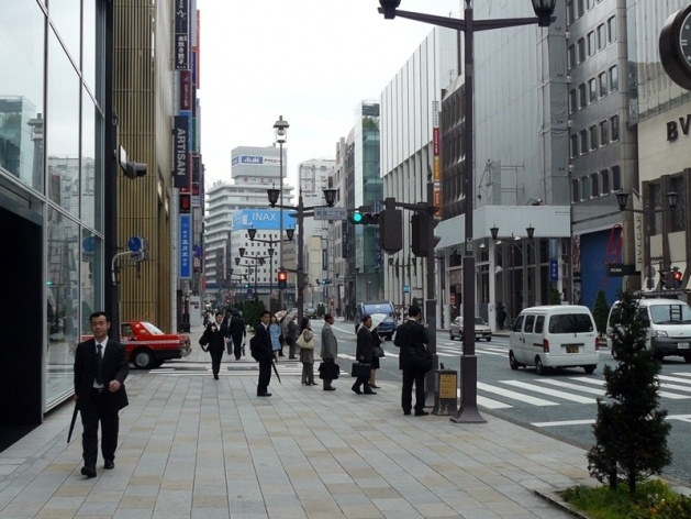 Bairro de Ginza, Tóquio<br />Foto Flávio Coddou 