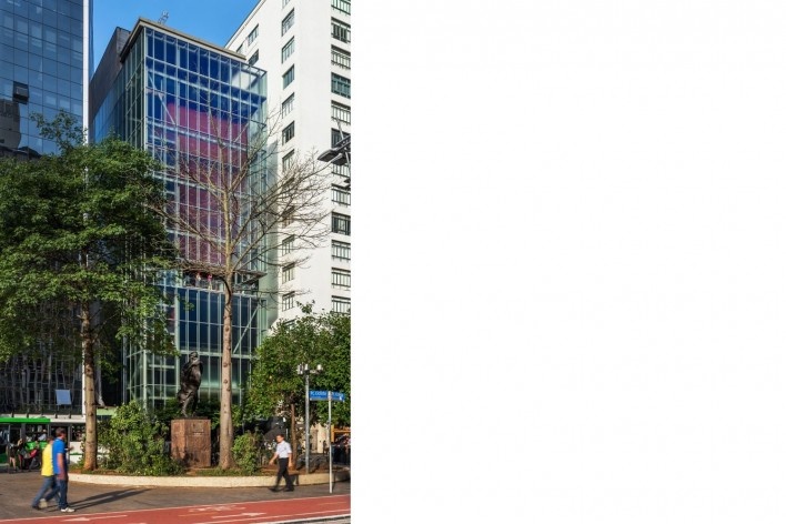 Sede do Instituto Moreira Salles, Arquitetos Vinicius Andrade e Marcelo Morettin, São Paulo<br />Foto Nelson Kon 