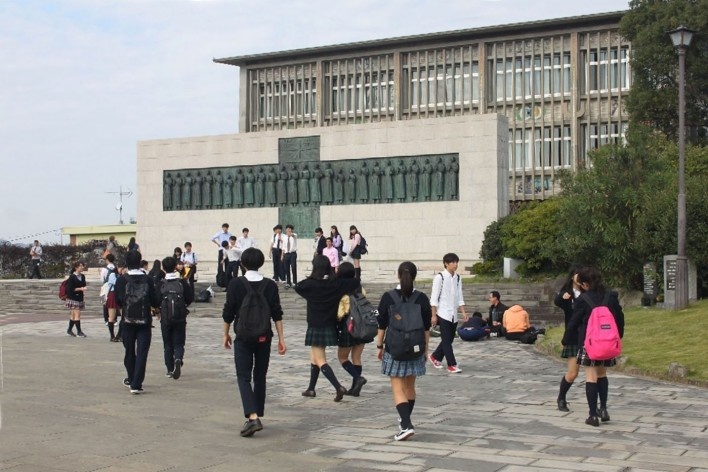 Museu e Monumento dos Vinte e Seis Mártires, Nagasaki, Japão<br />Foto Joanes Rocha 