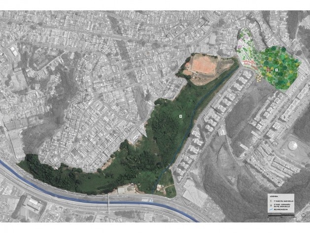 Parque Municipal Nair Bello, fase 01 e fase 02 com o afluente do Rio Aricanduva, São Paulo SP Brasil, 2020. Secretaria Municipal do Verde e do Meio Ambiente<br />Imagem divulgação  [Acervo SVMA/DIPO]