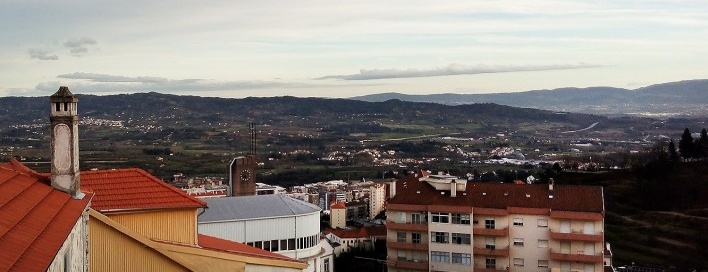 Covilhã, vista da cidade a beira da serra, março 2017<br />Foto Carolina Guida Cardoso do Carmo 