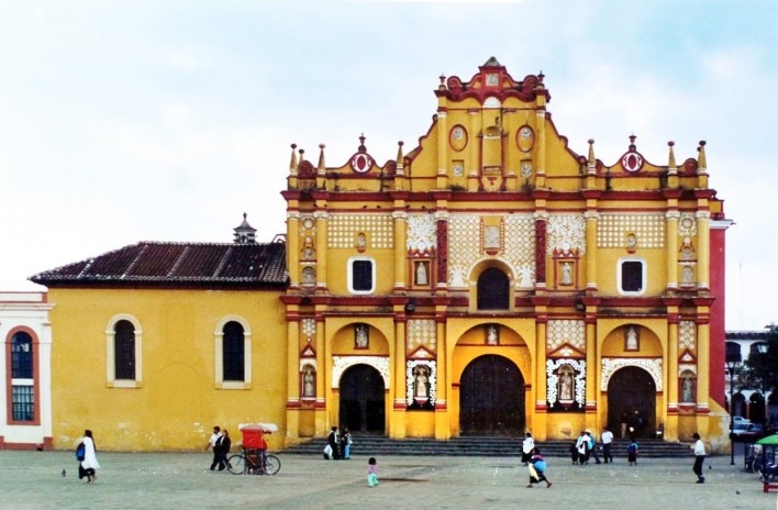 San Cristóbal de las Casas, catedral, c. 2003<br />Foto Marcos Vinícius Teles Guimarães 