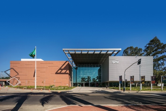 Sesc Guarulhos, Guarulhos, 2019. Arquitetos Lilian Dal Pian e Renato Dal Pian / Dal Pian Arquitetos<br />Foto Nelson Kon / Sesc SP 
