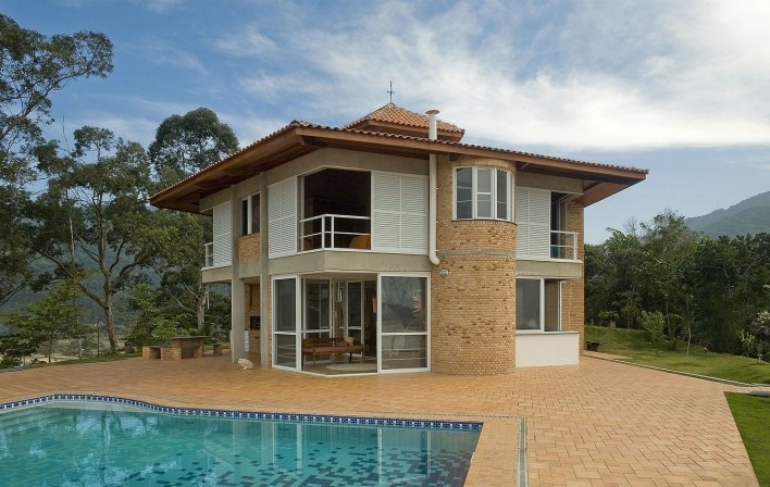 Casa na Ponta do Pulso, Ubatuba SP Brasil, arquiteto Affonso Risi<br />Foto Paulo Risi 