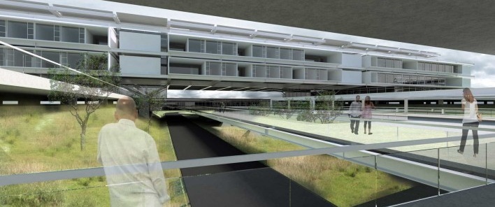 Sistema Fecomércio‐RS, vista do Centro Administrativo. Guilherme Mendes Lima e equipe, menção honrosa, 2011