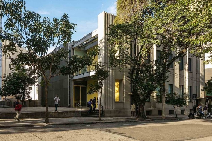 Centro Universitário Maria Antônia, edifício Joaquim Nabuco, São Paulo SP. Arquitetos Cristiane Muniz, Fábio Valentim, Fernanda Barbara e Fernando Viégas / Una Arquitetos<br />Foto Nelson Kon 